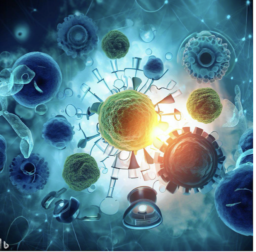 An image showing how immunotherapy works